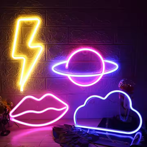 Wedding Decoration Neon Light-emitting Words Customized Happy Birthday Letter Sign