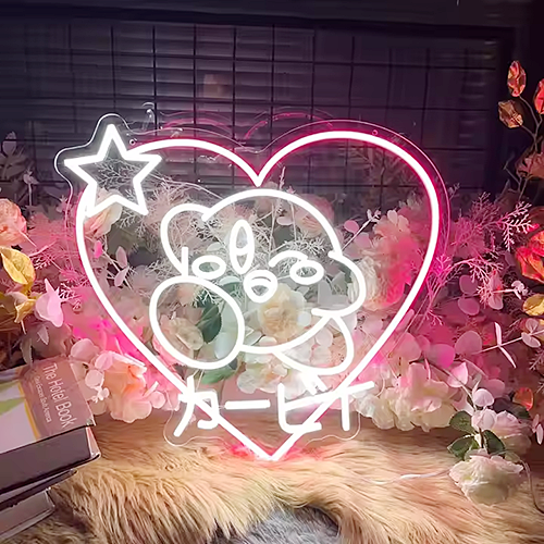 The Most Popular Luminous Comic Neon Acrylic Sign Cartoon Neon LED Sign Light