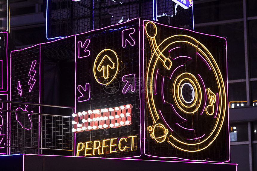 Neon Light Composition