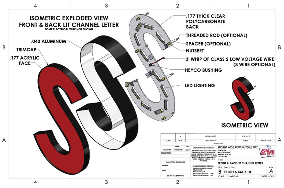 Channel Letter Composition